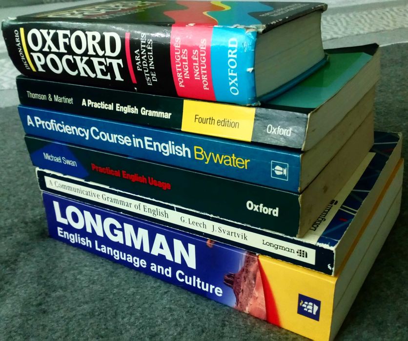 Lote de 5 (+1) livros de Inglês avançado