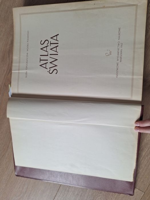 Atlas Świata; Wydawnictwo Naukowe, 1962 -unikat.