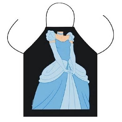 Avental padrão princesas Disney (novo) - vários diferentes
