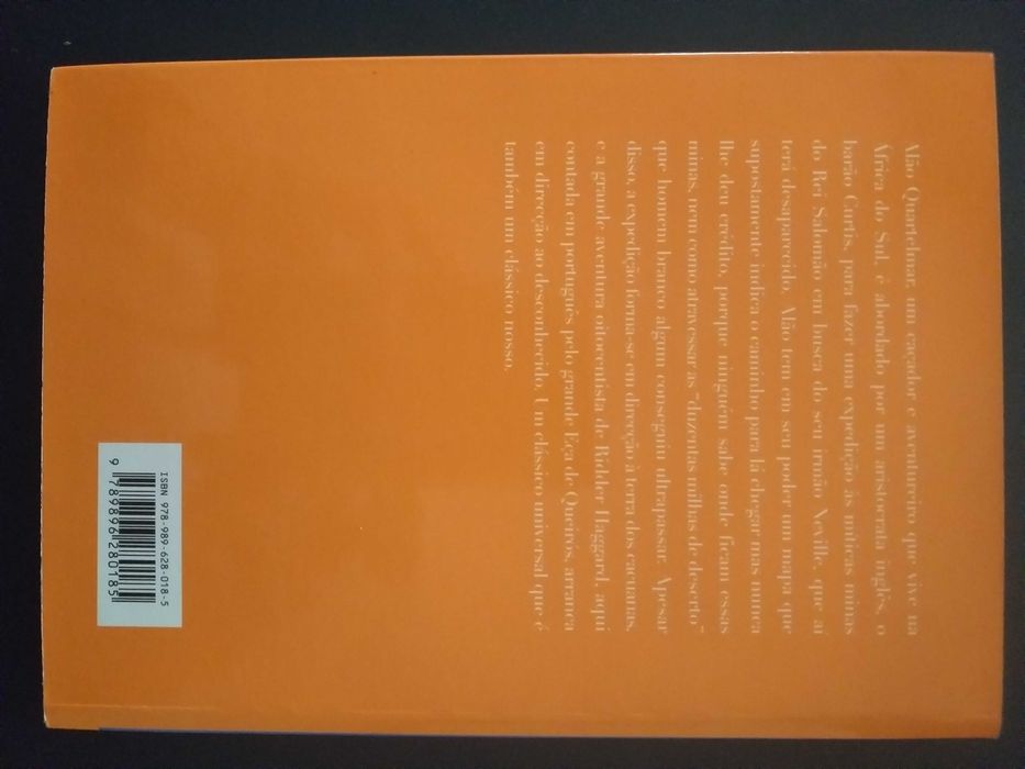 Livro "As Minas de Salomão" de H. Rider Haggard Versão Integral