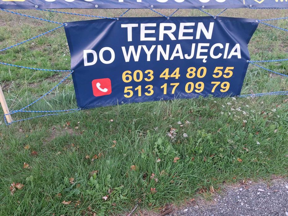 Wynajmę działkę usługową