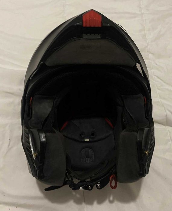 Capacete Modular AGV c/ PinLock + capa protectora