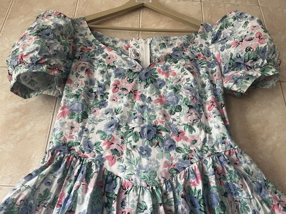 Винтажное платье nightingales england в стиле laura ashley
