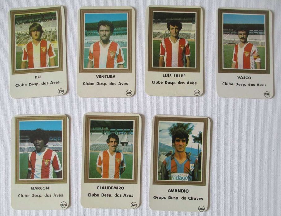 Futebol calendários cromogal 1985/1986