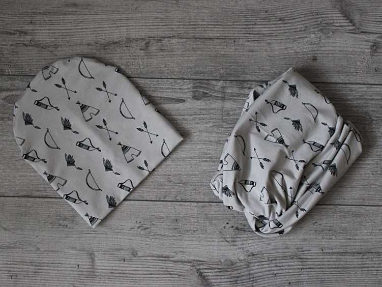 Komplet czapka komin w rozmiarze 46 Monello 2-3 lata