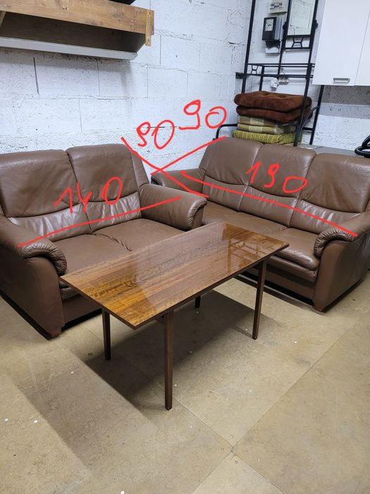 Sofa skórzana  3 osobowa etap sofa