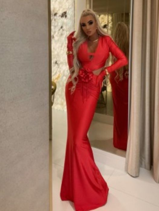 Sukienka suknia just unique Musa czerwona M