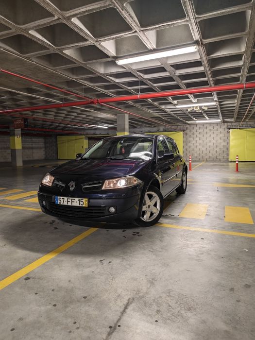 Renault Megane 2008 – Azul Escuro, 5 Portas 1.5 DCI, Pronto a Circular