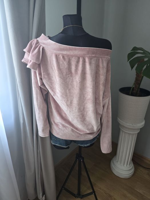 Bluza welurowa wełna 100%