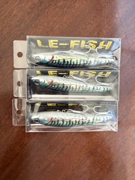LE‑FISH Minnow Azul/Prata – Novos e Selados