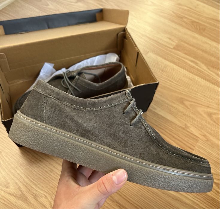 Off The Hook London Els Suede Military Green