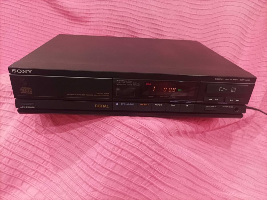 Sony CDP-M30 Compact Disc Player - Com Controlo Remoto - Vintage