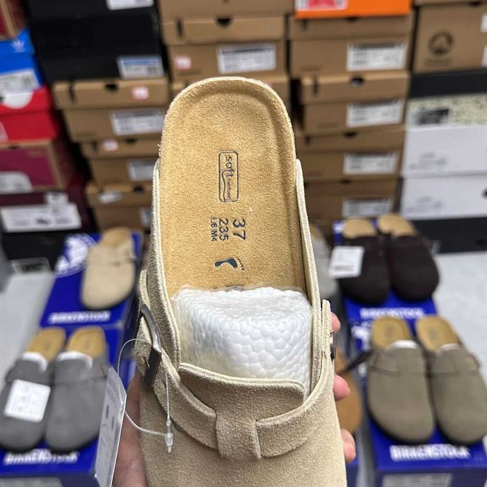 Birkenstock Boston beżowe 41