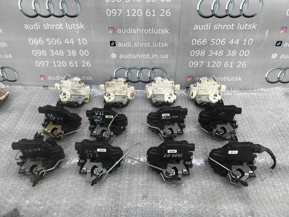 Замок дверний Audi A6 C5 C6 A4 B6 B7 ЦЗ центральний дверний двері