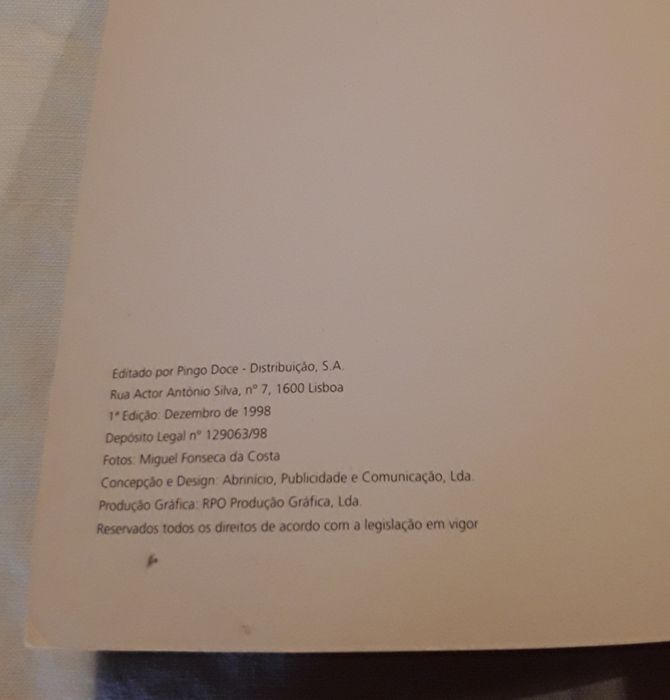 Livro: As receitas do sítio do costume - Pingo Doce