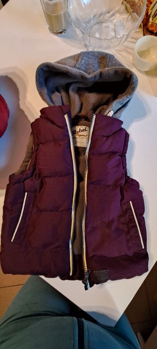 Bezrękawnik Rebel sliwkowy fiolet r104