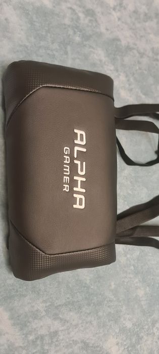 Encosto de cabeça "ALPHA GAMER" novo