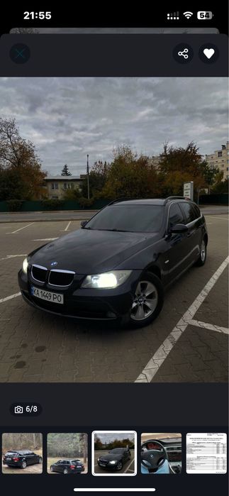 Продам Е91 2.0 бензин 6 ступка