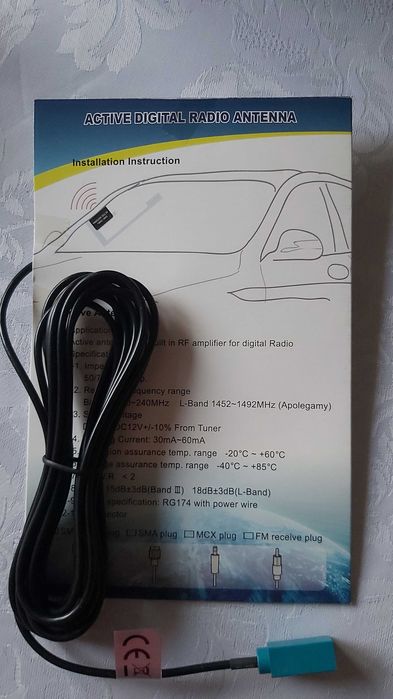 Aktywna antena DAB/DAB+ ESX