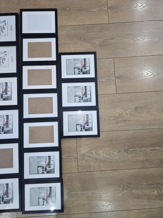 Komplet ramek 23 sztuki czarne