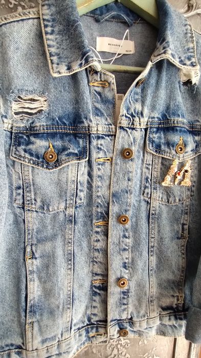 Reserved kurtka jeansowa nowa 152