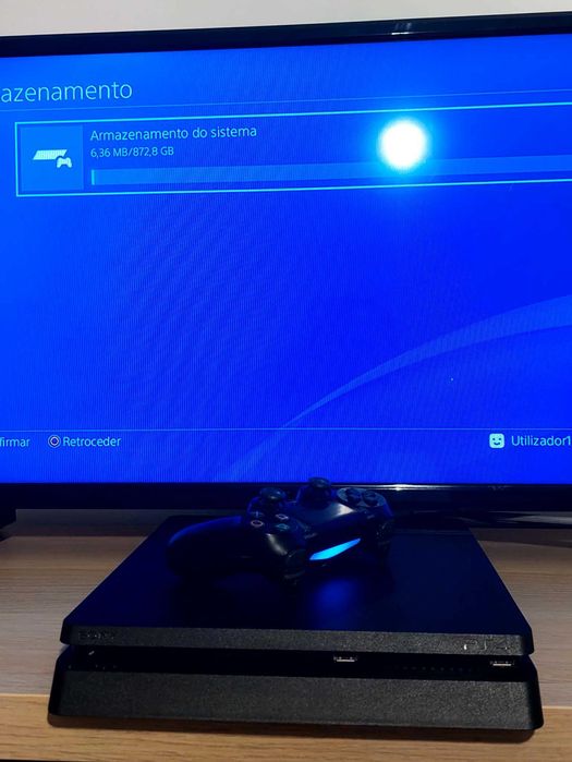 Ps4 Slim 1 TB Digital Com 1 Comando Original