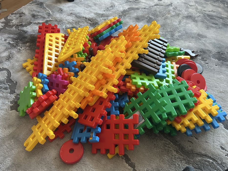 Klocki wafle plastikowe