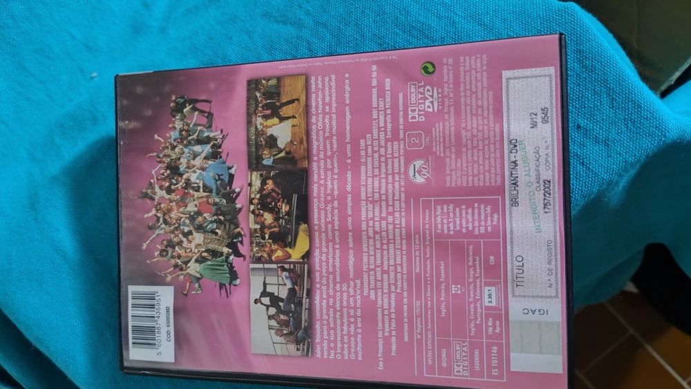 Dvd greese brilhantina