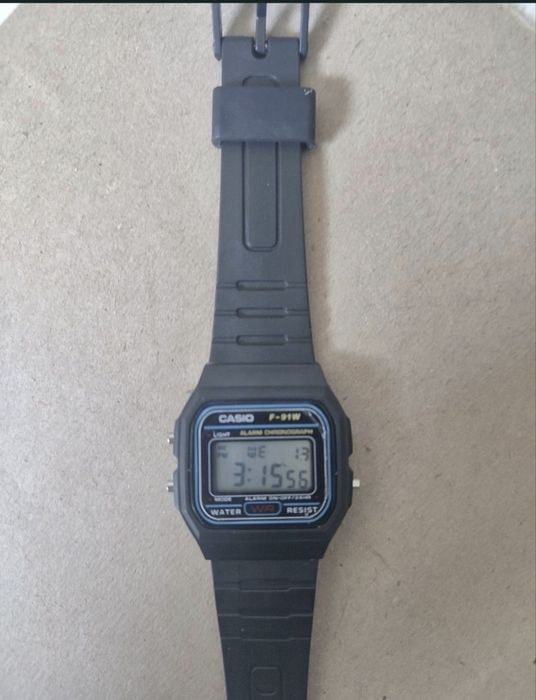 Relógio Casio F91W Preto - Novo e embalado