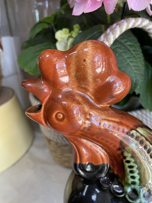 Статуетка, майоліка, кераміка, штоф, півник