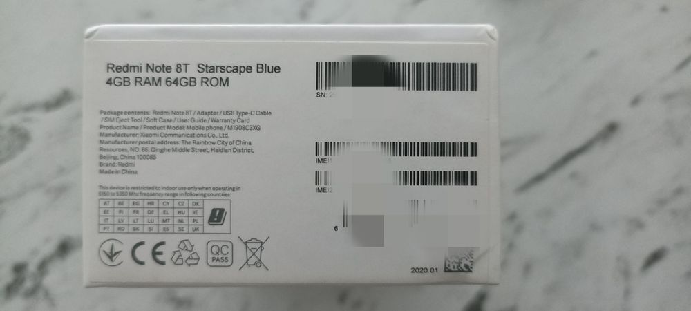Xiaomi Redmi Note 8T 4/64GB Starscape Blue