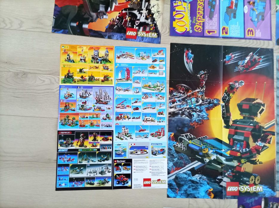 Lego Duże Plakaty castle town space technik aquazone