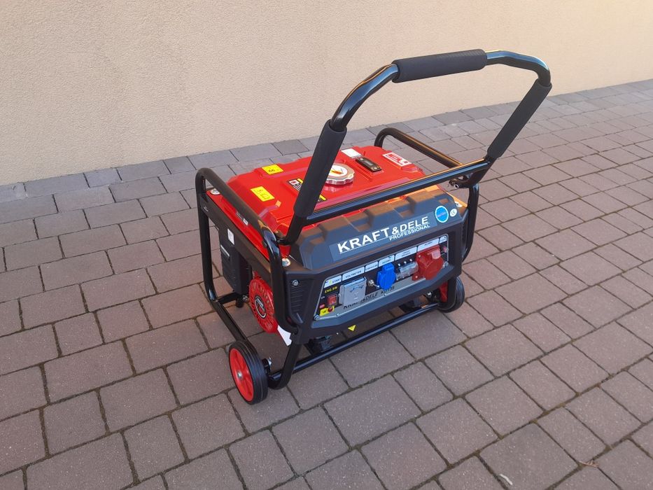 Agregat prądotwórczy trójfazowy 3-faz 3,5kW na kołach. Nowy