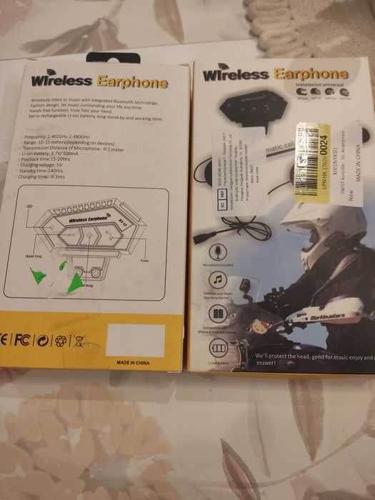Bezprzewodowy Intercom motocyklowy