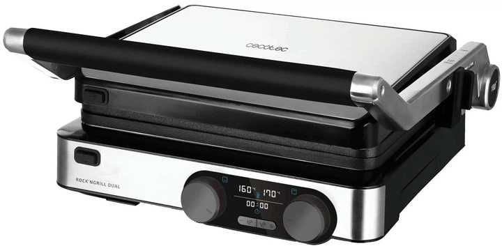 Электрогриль Cecotec Rock&Grill Dual 2000W, Съемные панели, 180°, ТОРГ