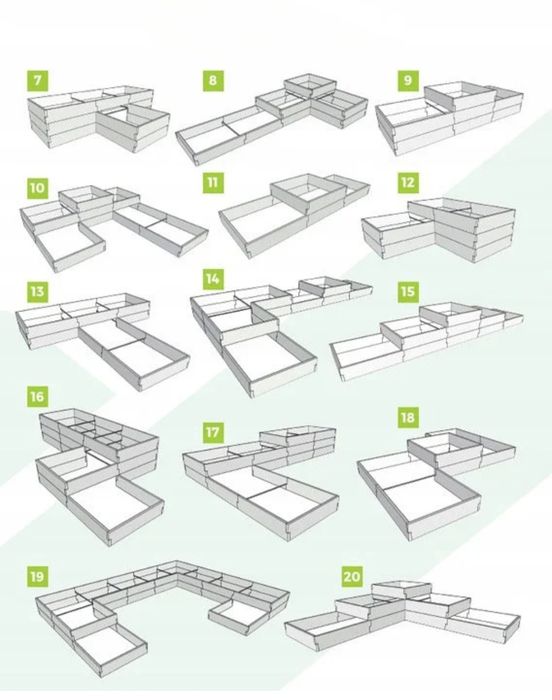 Warzywniak  z desek betonowych