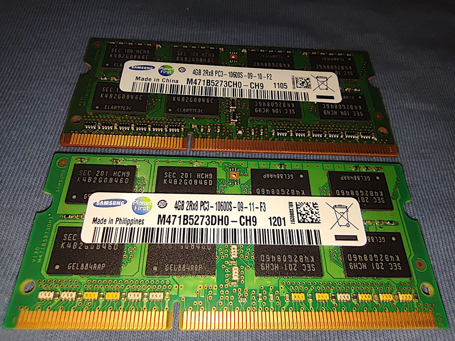 Оперативная память 4GB  DDR3 1333MHz Samsung PC3-10600S