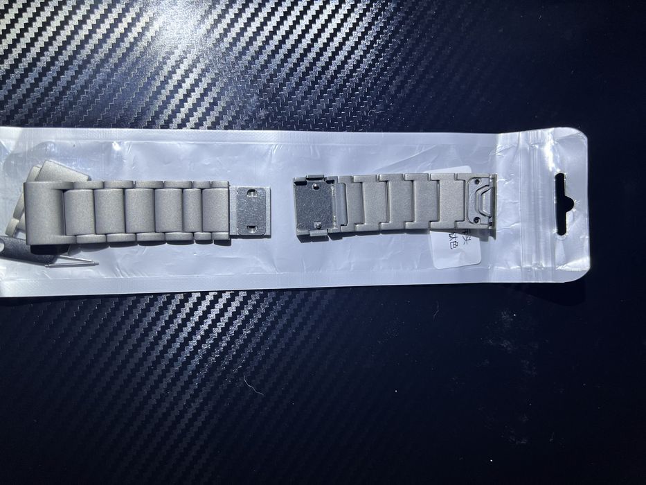 Титановий браслет QuickFit 22 для Garmin з магнітною застібкою