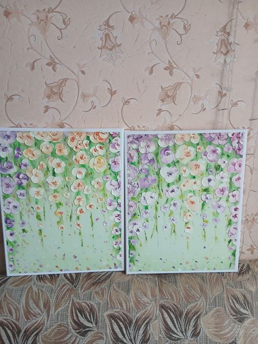 50-40см.. Пастозно. Олійні фарби.