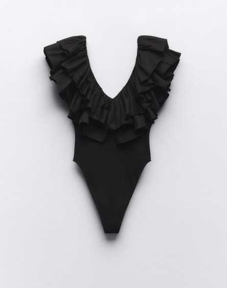 Боді Zara з рюшами