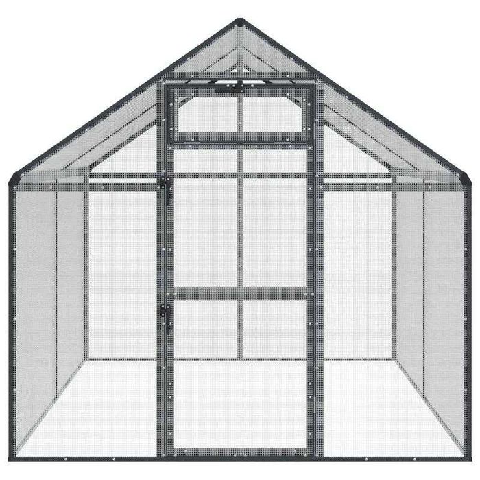 Gaiola para Pássaros Exterior 181,5x221x173,5 cm – Antracite