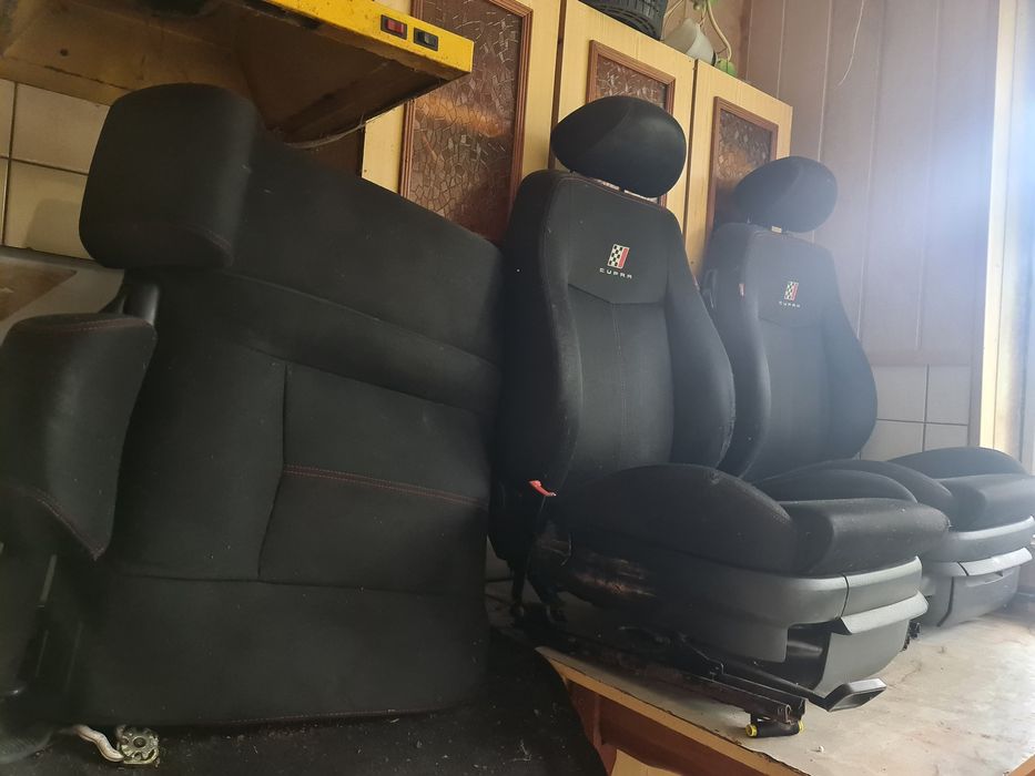 Komplet foteli seat Ibiza 6l CUPRA do prania I odnowienia