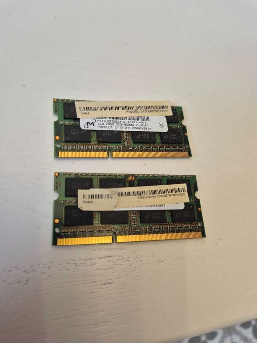 Оперативна пам'ять для ноутбука SODIMM Micron DDR3 4GB (2x2GB) 1066MHz