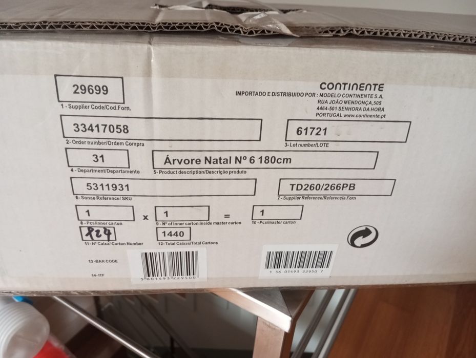 Árvore de Natal 180 cm