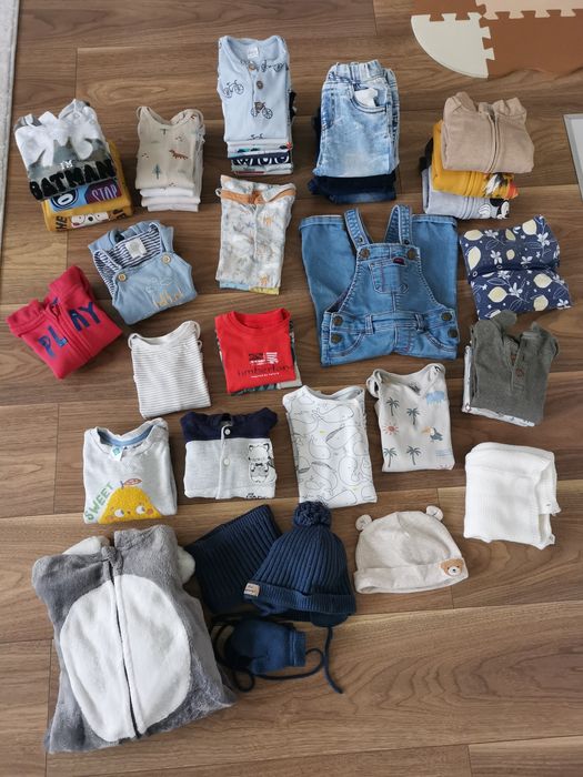 Ubranka dla chłopca rozmiary 68 i 74