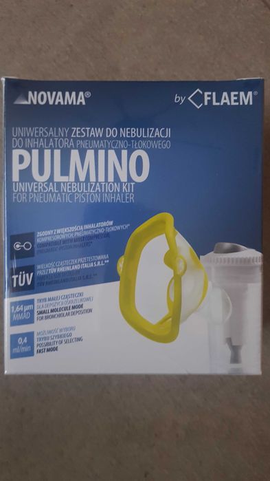 Nowy Zestaw do nebulizacji. Uniwersalny NOVAMA PULMINO DUAL SPEED