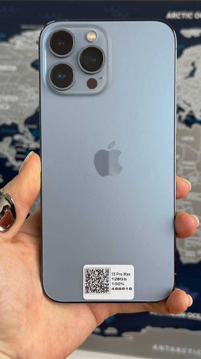 Apple Iphone 13 Pro Max 128gb Sierra Blue Neverlock 100% АБК