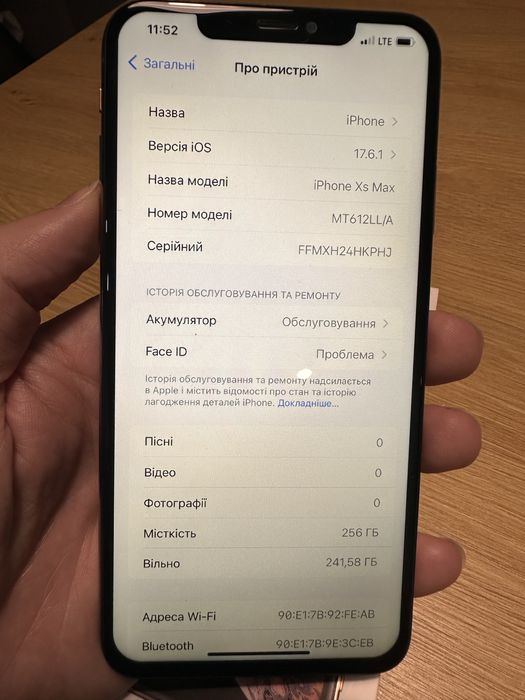 iphone Xs Max Gold  256 gb