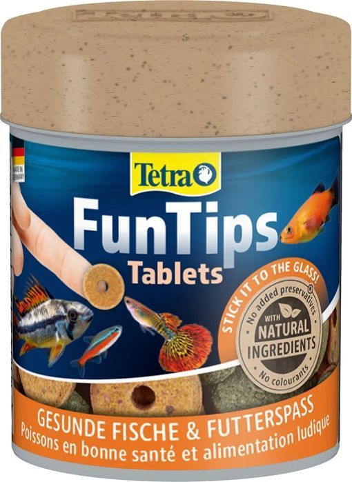 Tabletki Tetra Fun Tips Dla Ryb Akwariowych 75 Sztuk Pożywienie Uzupełniające Witaminy Minerały Zoojoy