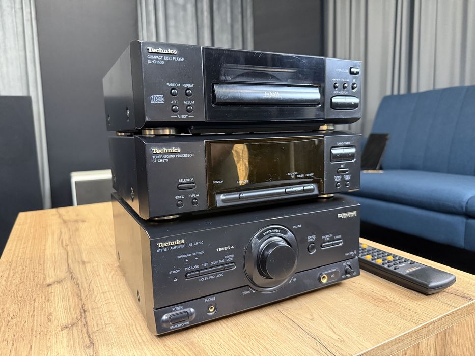 Technics CH730 / CH570 / CH530 – Kompletny zestaw Stereo | Vintage | Bardzo dobry stan | HiFi Strefa